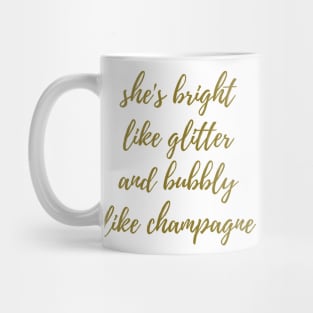Bright Like Glitter Mug